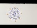 kolam/beginners easy freehand rangoli/apk sellathai teacher kolam -563