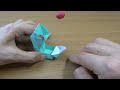 折り紙おもちゃ「バスケットボールゲーム７」Origami Toy  