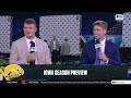 Iowa's Jay Higgins, Luke Lachey & Quinn Schulte Preview the Season | 2024 B1G Football Media Days