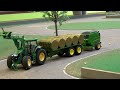 RC tractors and machines in ACTION! Scania truck stuck!