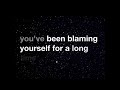 You Blame Yourself, Dont. SPOKENWORD (no music)