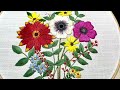 Floral Wildflower Embroidery Kit || Hand Embroidery for Beginners.