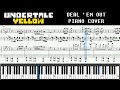 DEAL 'EM OUT - Undertale Yellow Piano Cover!