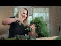 DIY Christmas Wreath Tutorial with Marta: Garden Evergreens on a Budget