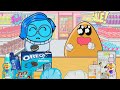 Bou's Revenge - Convenience Store RED YELLOW MUKBANG | Animation | ASMR | Pou