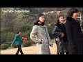 NORTH KOREA TEENAGERS PLAY OUTSIDE