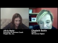 Business Coaching Session with Business and Executive Coach Alicia Marie and Elizabeth Beskin