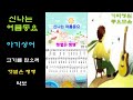 신나는 여름동요🎵올챙이와 개구리/아기상어/고기잡이/햇볕은 쨍쨍/악보(더보기)