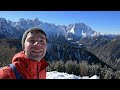 Po ledu in snegu na VIŠARJE, a za nagrado NEBEŠKI RAZGLED! |Steep hike to Monte Lussari|