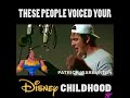 These people voiced your Disney childhood