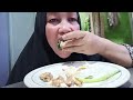 MAKAN SAMA TUMIS DAGING PEDAS &. SAWI CESIN REBUS #nukbang #makan #semuaorang #makanviral