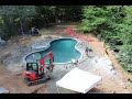 Pool / Patio Installation Time Lapse Video