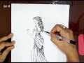 Pen Sketch | How to Draw a Woman