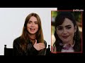 Lily Collins Reacts To Her 'Emily in Paris' Wardrobe & Red Carpet Looks | Life Size | InStyle