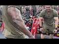 Back workout with the Persian Warrior Hossein