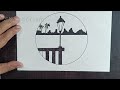 Easy 6 circle drawing for beginners step by step || Circle Drawing ||