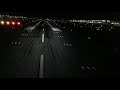 Follow the lights to the runway! New York JFK 13L approach and landing!
