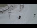 Fat biking in the snow with Mavic Air 2