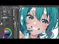 【イラスト講座】徹底解説！髪の毛の塗り方メイキング【CLIP STUDIO PAINT/クリスタ】