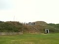 Cannon firing at Fort Fisher, NC