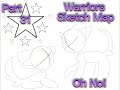 • Oh No! • [ Warrior Cat OC Sketch Map ] • [ 2/42 parts done ] • [ Read Desc ]