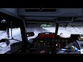 ATS Relaxing Rain/Night Drive Through Nevada (No Commentary/No Music)