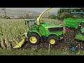 PREPARING EQUIPMENT for SILAGE and TRANSPORTING HAY BALES│BELGIUM│FS 22│3