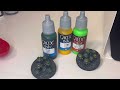Speed Painting Necrons in 5 Minutes!! Fast, Classic Necrons (Green Glow)