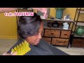 This one took me way back| Roller set on Relaxed hair