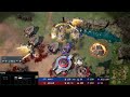 CRAZY CHEESE TACTIC with T3 Celestial units vs Vanguard in STORMGATE !