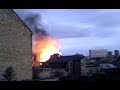 Bradford mill fire video 1