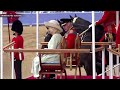 WATCH: King Charles and Princess Kate arrive at Trooping the Colour parade