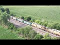 DERAILMENT OF A LOADED COAL TRAIN ON THE UNION PACIFIC CLINTON SUB! DRONE VIEWS AND HEAVY EQUIP.