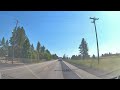 Driving from Spokane to Sandpoint Lake Pend Oreille