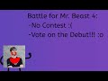 BATTLE FOR MR. BEAST ANNOUNCEMENT: Recommended Characters & a Debut