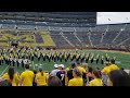 Michigan Marching Band 2023 East Carolina Game Postgame