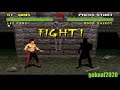 MK2 (Super Nintendo) Defeating Smoke Jade and Noob Saibot on very hard with double flawless