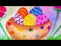 Happy Easter Watercolour Painting