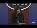 Pentagon Briefing With Deputy Press Secretary Sabrina Singh 1/25/24