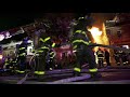 *Early Arrival* FDNY Firefighter ON FIRE 5-Alarm Fire Dyker Heights Brooklyn
