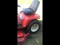 Kubota g1800 field mowing