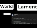 World - lament