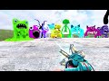 EVOLUTION SMILING CRITERS POPPY TIME 3 VS ZOONOMALY, ALPHABETLORE, ZOOCHOSIS, BOU'S REVENGE IN GMOD!