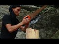 How I Built a Bushcraft Brick Kiln to Build a Dream House for Survival in the Wild, Catch and Cook