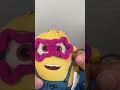 Opening mini minions plush