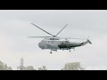 Marine One & helicopter escort force in London