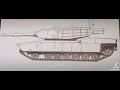 M1 Abrams tank sketch. Pencil and ball point pen. 15 sec time-lapse.