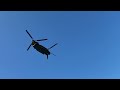 Chinook Helicopter Fly By