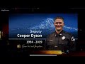 The tragic death of deputy Kent Mundell of the Pierce county police. (He died from a gunshot wound)