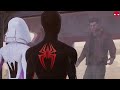 Spider-Verse Spider-Gwen and Miles Fight Sandman in Marvel's Spider-Man 2 PS5